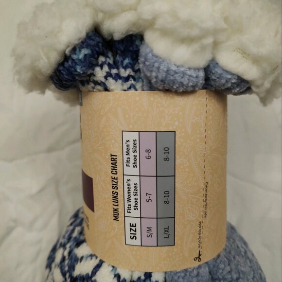 MUK LUKS, cozzy Cabin Socks, 2pk, NIP - Picture 4 of 4